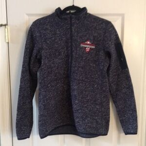 Womens half zip pullover World Series 2019 Washington